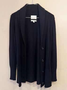 Cashmere Cardigan by Cynthia Rowley 100% 2-ply Cashmere in Black